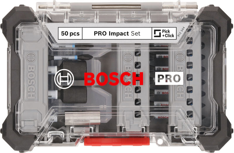 PRO Impact Schrauberbit Set, 50-tlg.