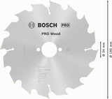 PRO Wood Kreissägeblatt, 190 x 2 x 30 mm