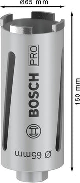 PRO Trockenbohrkrone, 65 x 150 mm, G 1/2 Zoll