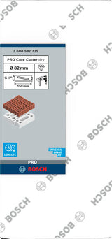 PRO Trockenbohrkrone, 82 x 150 mm, G 1/2 Zoll