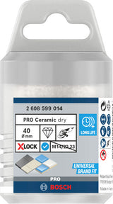 PRO Ceramic dry Trockenbohrkrone, 40 x 35 mm, X-Lock