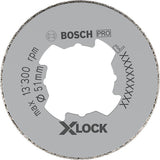 PRO Ceramic dry Trockenbohrkrone, 51 x 35 mm, X-Lock