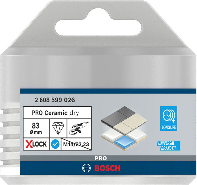 PRO Ceramic dry Trockenbohrkrone, 83 x 35 mm, X-Lock