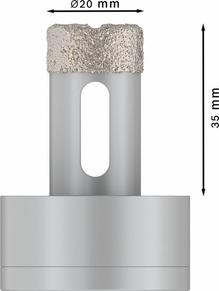PRO Ceramic dry Trockenbohrkrone, 20 x 35 mm, X-Lock
