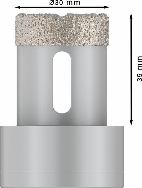 PRO Ceramic dry Trockenbohrkrone, 30 x 35 mm, X-Lock