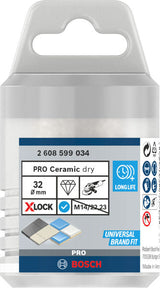 PRO Ceramic dry Trockenbohrkrone, 32 x 35 mm, X-Lock