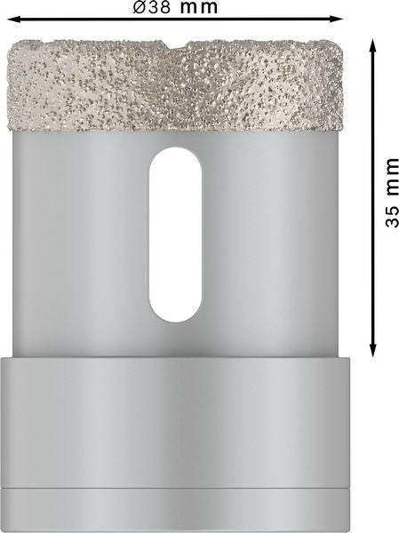 PRO Ceramic dry Trockenbohrkrone, 38 x 35 mm, X-Lock