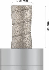PRO Ceramic dry   Bohrkrone, M14, 20x35 mm, X-Lock
