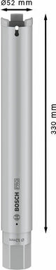 PRO Trockenbohrkrone, 52 x 330 mm, 1 1/4-Zoll UNC