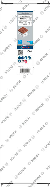 PRO Trockenbohrkrone, 102 x 400 mm, 1 1/4-Zoll UNC