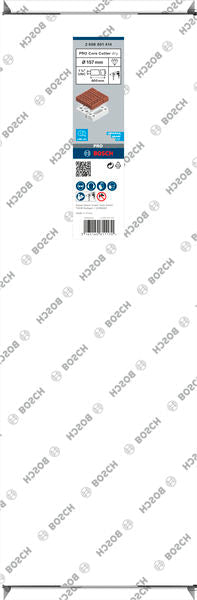 PRO Trockenbohrkrone, 157 x 400 mm, 1 1/4-Zoll UNC