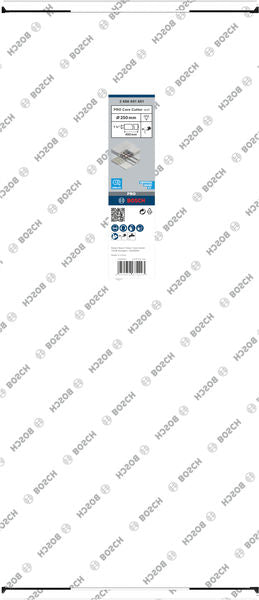PRO Nassbohrkrone, 250 x 450 mm, 1 1/4" UNC