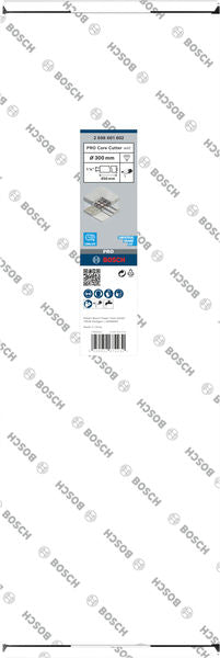 PRO Nassbohrkrone, 300 x 450 mm, 1 1/4" UNC