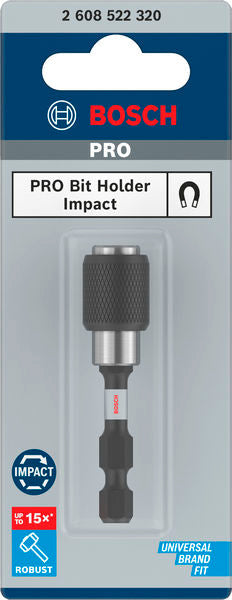 PRO Quick Change Bit Holder Impact, 60 mm