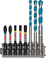 PRO Impact Set mit Multi Construction Bohrern und Pick and Click-Index, 8-tlg.