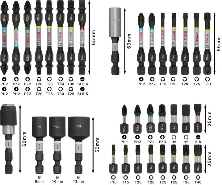 PRO Impact Schrauberbit Set, 35-tlg.