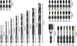PRO Impact Metal Set, Display, 6 x 35-tlg