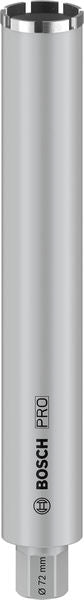 PRO Nassbohrkrone, 72 x 450 mm, G 1 1/4 Zoll UNC