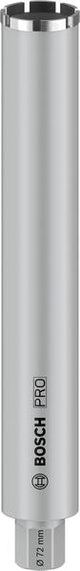 PRO Nassbohrkrone, 72 x 450 mm, G 1 1/4 Zoll UNC