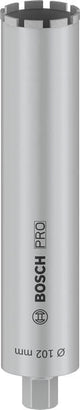 PRO Nassbohrkrone, 102 x 450 mm, G 1 1/4 Zoll UNC