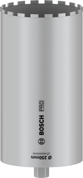 PRO Nassbohrkrone, 250 x 450 mm, 1 1/4" UNC