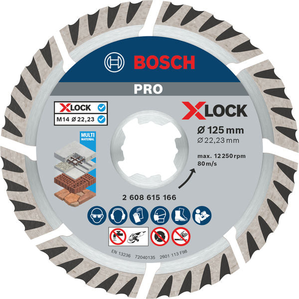 EXPERT MultiMaterial X-LOCK Diamanttrennscheiben 125mm