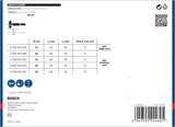 EXPERT Laminated Wood Scharnierlochbohrersatz, 15/20/25/30/35 x 60 x 90 mm, 5 St