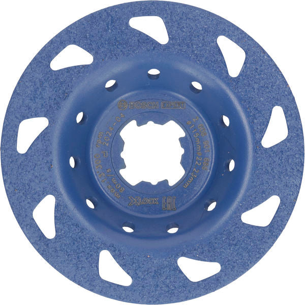 EXPERT Multi Material Carbide-Topfscheibe fein, flach, X-LOCK, 115 mm, 22,23 mm
