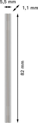 PRO Hobelmesser, 82 x 5,5 x 1,1 mm, 1 Stk