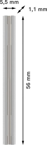 PRO Hobelmesser, 56 x 5,5 x 1,1 mm, 2 Stk
