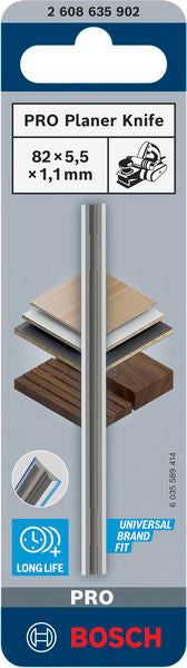 PRO Hobelmesser, 82 x 5,5 x 1,1 mm, 1 Stk