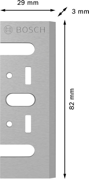 PRO Hobelmesser, 82 x 29 x 3 mm, 2 Stk