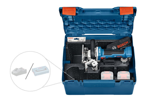 Flachdübelfräse GFF 18V-22 in L-BOXX