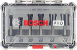 PRO Nutfräser Set, 8 mm Schaft, 8-tlg