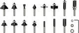 PRO Fasenfräser Set, 8 mm Schaft, 15-tlg
