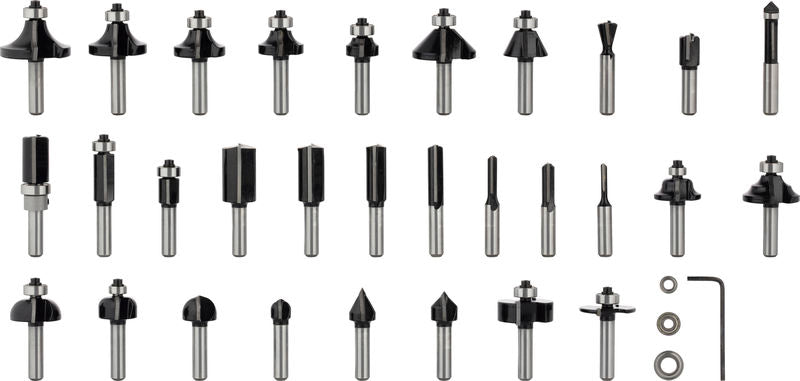 PRO Fräser Set, 8mm Schaft, 30-tlg