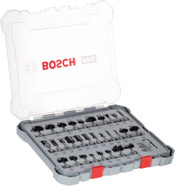 PRO Fräser Set, 8mm Schaft, 30-tlg