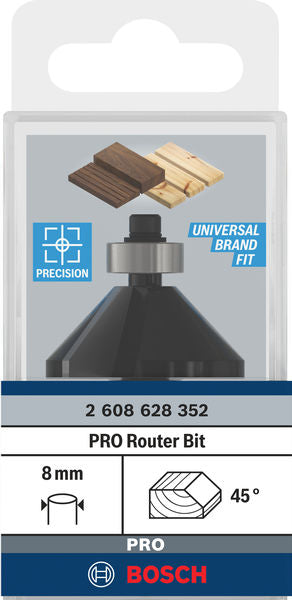 PRO Fasenfräser, 8 x 35 x 56 mm