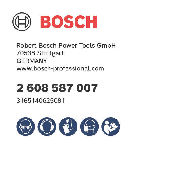 Diamanttrockenbohrkronen-Set, 5-tlg., G 1/2 Zoll, 38–127 mm