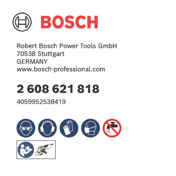 EXPERT R782 Prisma Ceramic Fiberscheibe, 100 mm, 16 mm, K 80