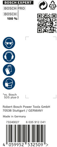 EXPERT SDS plus-7X Hammerbohrer, 16 x 200 x 265 mm, 10er-Pack