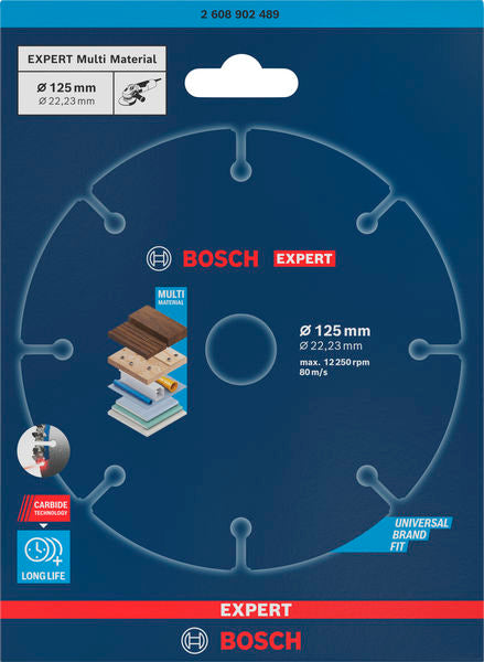EXPERT Carbide Multi Wheel Trennscheibe, 125 mm, 22,23 mm