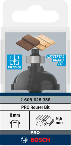 PRO Profilfräser, 8 x 35 x 59 mm
