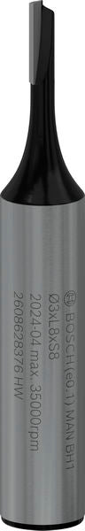PRO Nutenfräser, 8 x 3 x 51 mm