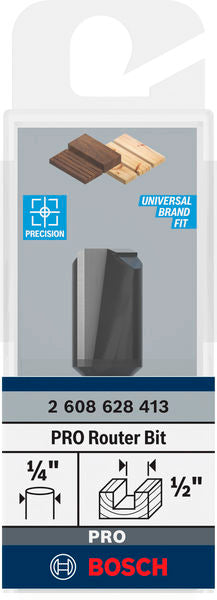 PRO Nutenfräser, 6,35 x 12,7 x 51 mm