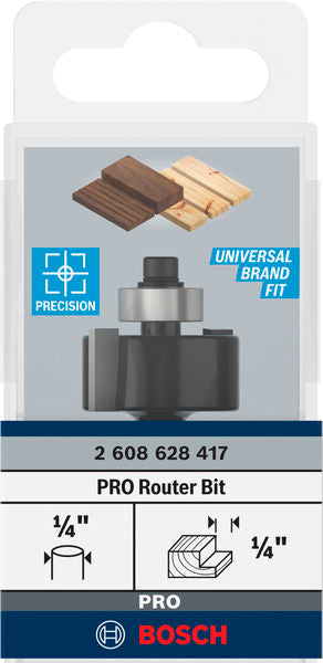 PRO Falzfräser, 6,35 x 25,4 x 54 mm