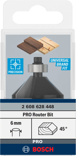PRO Fasenfräser, 6 x 34,9 x 56 mm