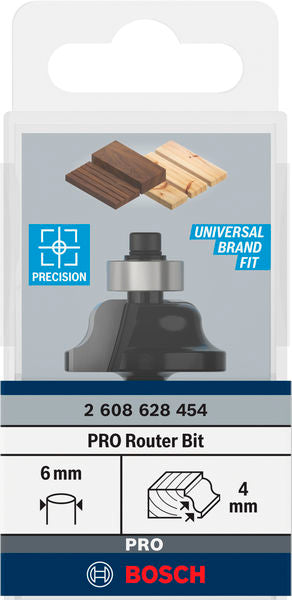 PRO Profilfräser, 6 x 28,6 x 54 mm