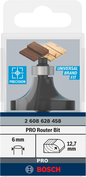 PRO Abrundfräser-m-Lager, 6 x 38,1 x 60 mm