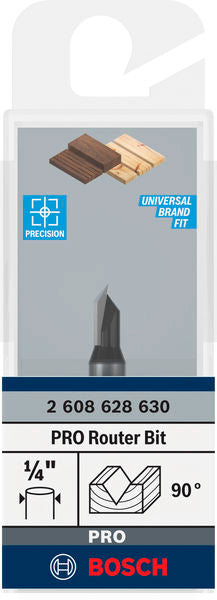 PRO V-Nut Fräser, 6,35 x 6,3 x 45 mm